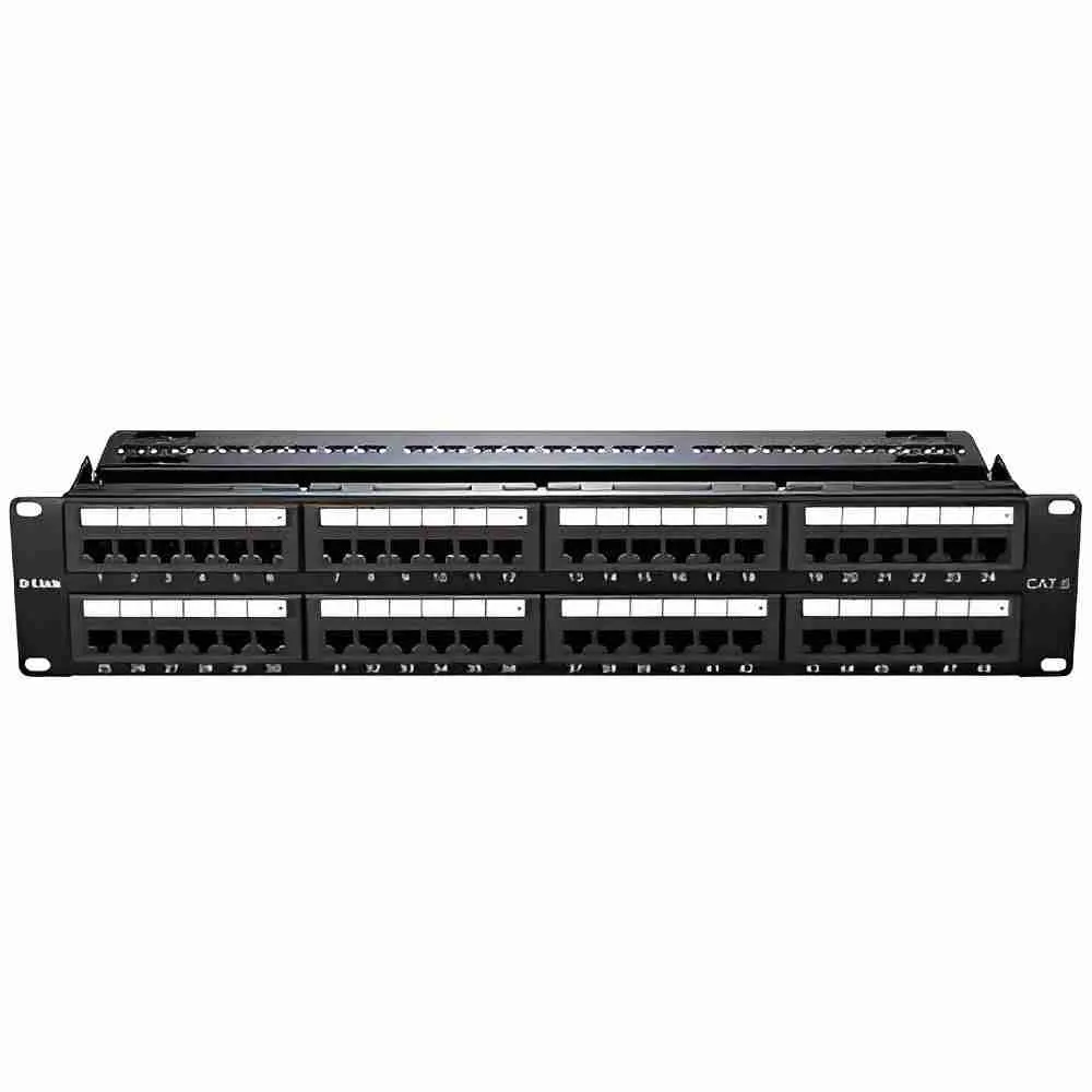 D-Link NPP-C61BLK481 48-Port Cat6 Patch Panel