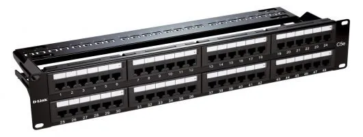 D-Link NPP-C61BLK481 48-Port Cat6 Patch Panel - Image 2