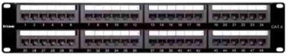 D-Link NPP-C61BLK481 48-Port Cat6 Patch Panel - Image 3